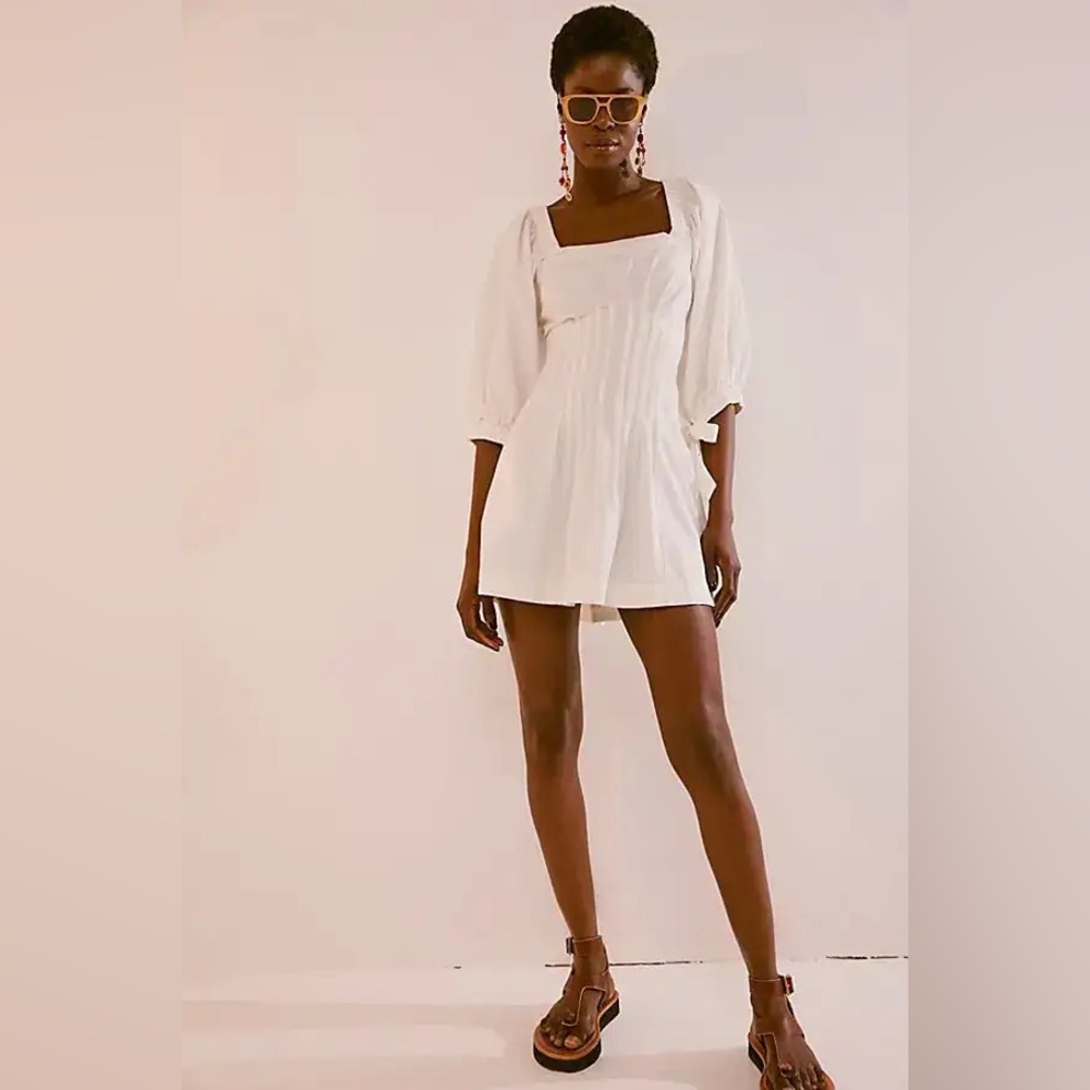 FREE PEOPLE | ✨NEW✨ Cerise Mini Dress in Ivory